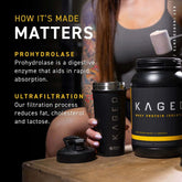 Kaged 100% Whey Protein Isolate Powder for Post Workout Recovery & Muscle-Building